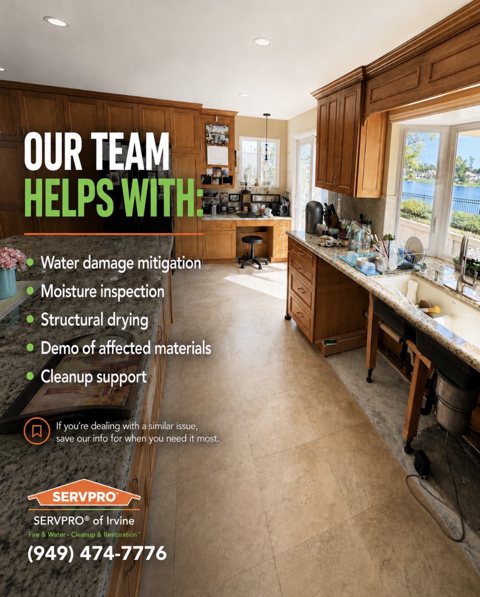 ServproIrvine's tweet photo. Water damage isn’t always obvious💧
From moisture inspection and structural drying to selective removal and cleanup, Servpro of Irvine is here to help protect your home and prevent further damage!
#servproirvine #waterdamage #watermitigation https://t.co/wqbhWOT7Rk
