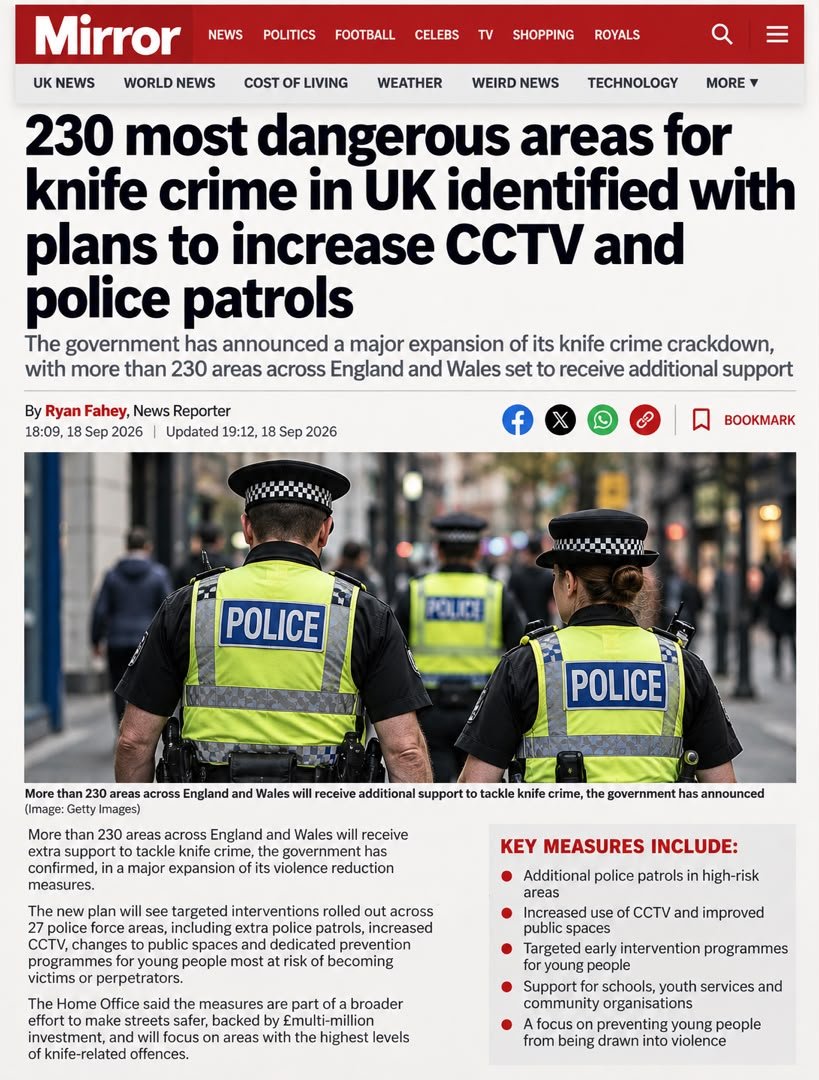 Alifoundationuk's tweet photo. More patrols. More CCTV. Stronger enforcement.

But what if prevention started before a young person ever picked up a knife?

Is enforcement enough?

Share your thoughts below. 👇

#ALLIFoundation #KnifeCrime #YouthViolencePrevention #EarlyIntervention https://t.co/cfxKLThsqU