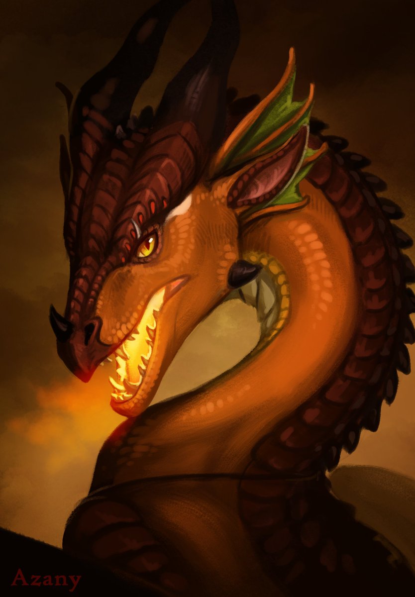 Azany_artist's tweet photo. Dragon portrait cоmm https://t.co/ERO3CXJ4XY