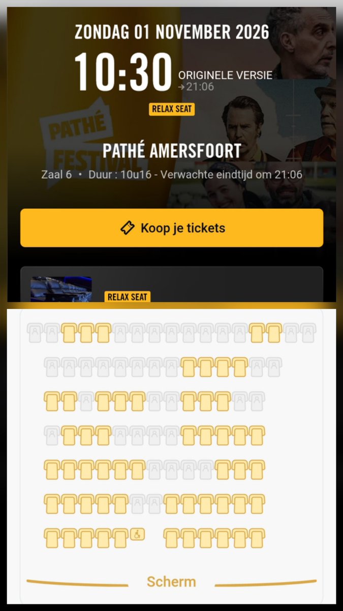 FelixRothuizen's tweet photo. 🍿 tickets voor Pathė Festival 2026 op 1 november 🎉 #movieroulette #pathefestival #pathe #festival #marathon https://t.co/lmFEs0M7kT