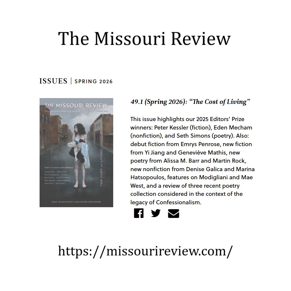 leahbrowninglit's tweet photo. When I started the Apple Valley Review, I was inspired by the quality and professionalism of many literary journals. Here are a few I admired and tried to emulate.

Happy reading!

#LitMagWeek

 @Missouri_Review @southern_review @pshares @BoulevardLitMag @AppleValleyRev @CLMPorg https://t.co/ajbLfjD537