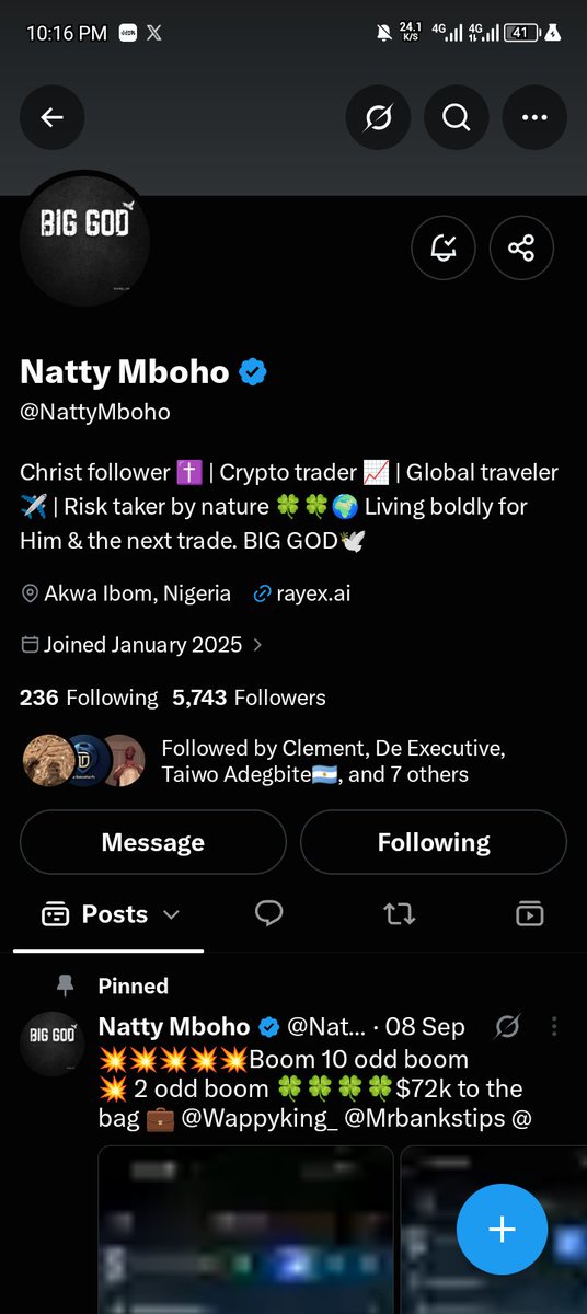 JacksonW9146's tweet photo. @NattyMboho 9159647097
Opay

I pray to be lucky 🙏🙏🙏 https://t.co/pZcUlNujDM
