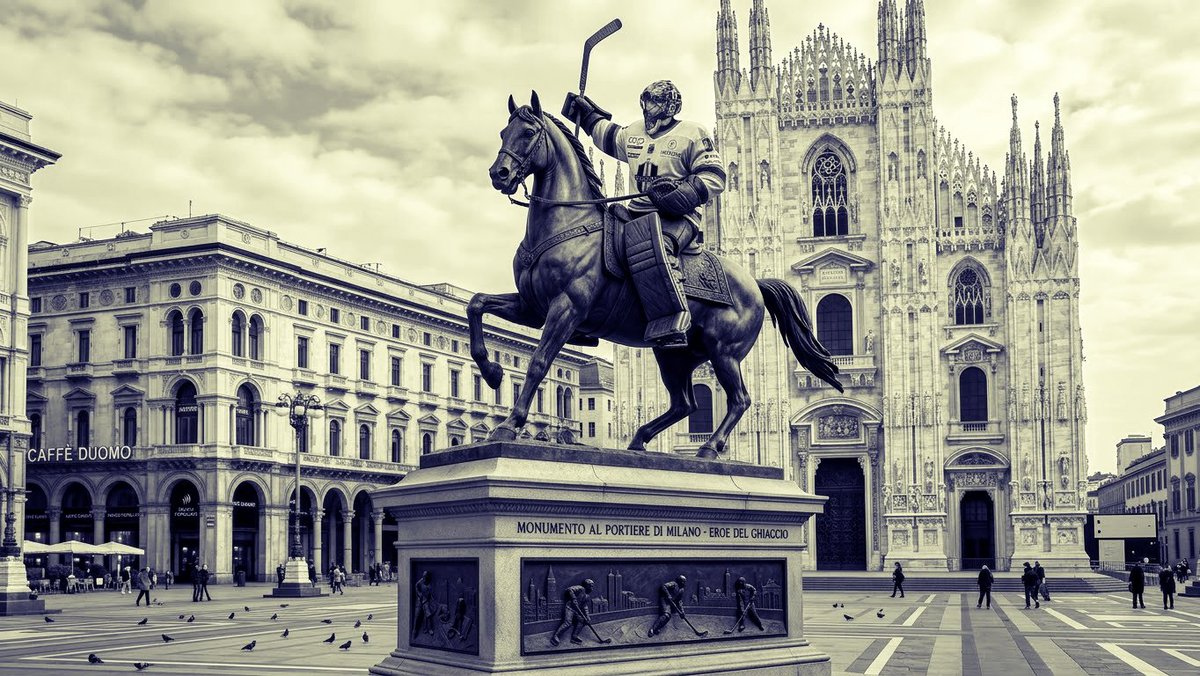 SarcasmoRB's tweet photo. E niente, stasera monumento equestre a #JakeSmith
@MilanoHockey https://t.co/vWJWADQNzl