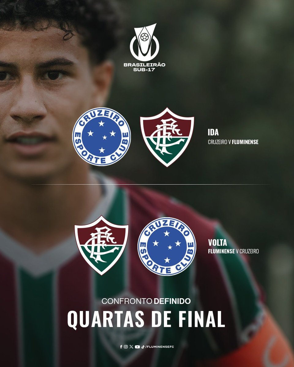 FluminenseFC's tweet photo. Quartas de final do Brasileirão Sub-17 definidas! 🇭🇺🇭🇺
PRA CIMA, #MLKSDEXERÉM! #VEMQUETEM https://t.co/kealJb1Ya7