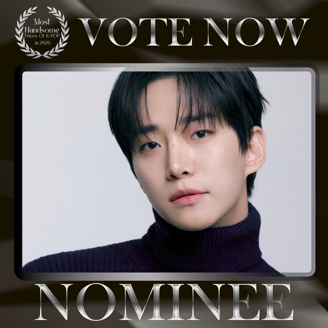 TOP100KPOP's tweet photo. JUNHO (2PM) is nominated for Most Handsome Faces of K-POP in 2026.

🚨 LAST DAYS TO VOTE!!!
👉 VOTE: https://t.co/KQkXdYYxhj https://t.co/5oWyIk86Bp