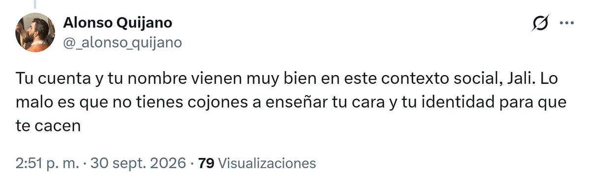 jaliroller's tweet photo. Muchos lo seguís, tened cuidado con este tipo de gentuza incitadora de la violencia 👇👇👇👇👇 https://t.co/vyPUsgGgHq