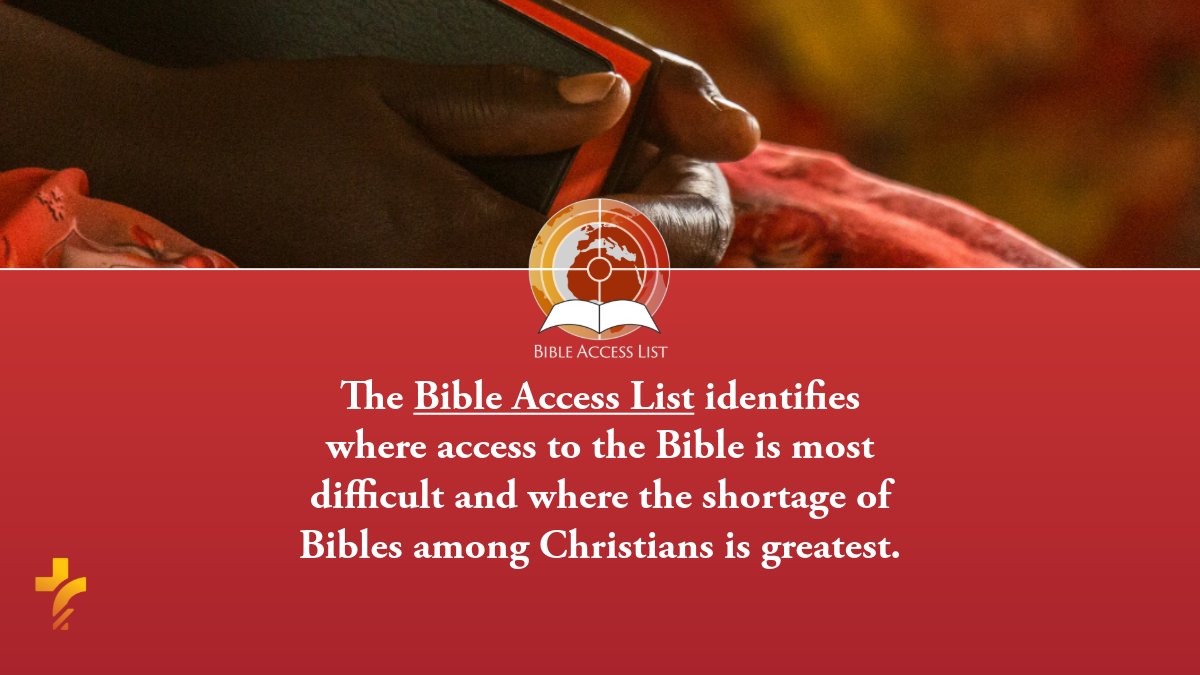 frontlines_fli's tweet photo. ⏰ One day out. The 2026 Bible Access List launches tomorrow. Join us as we reveal the barriers keeping Scripture out of reach for more than 500 million Christians. Last call to register: https://t.co/TtwAxp4EsE
#BibleAccessList #Bibles #persecutedchurch #BibleShortage https://t.co/tDEMF0tE9R