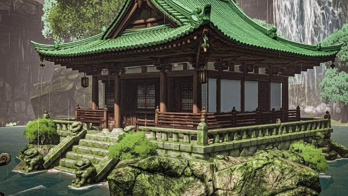 Neomance's tweet photo. Shrine By The Falling Waters
滝のほとりの神社

World : 霧雨神社 -KIRISAME JINJA-
Author : 세훈밈_

#VRChat_world紹介 #Neo写真 https://t.co/Ic6ad5Kav6