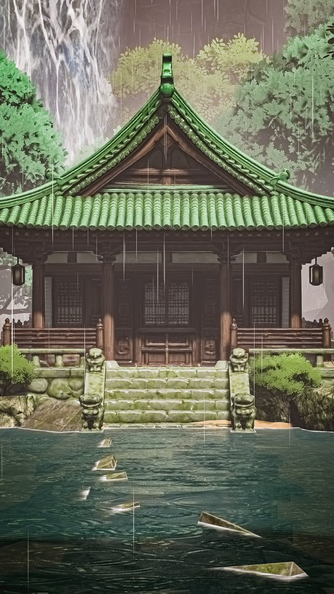 Neomance's tweet photo. Shrine By The Falling Waters
滝のほとりの神社

World : 霧雨神社 -KIRISAME JINJA-
Author : 세훈밈_

#VRChat_world紹介 #Neo写真 https://t.co/Ic6ad5Kav6