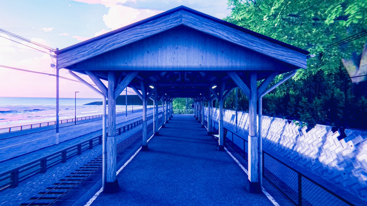 Neomance's tweet photo. Station Under The Amethyst Skies
アメジスト色の空の下の駅

World : Re.Aurora
Author : ひなの。

#VRChat_world紹介 #Neo写真 https://t.co/m03BLvIvUE
