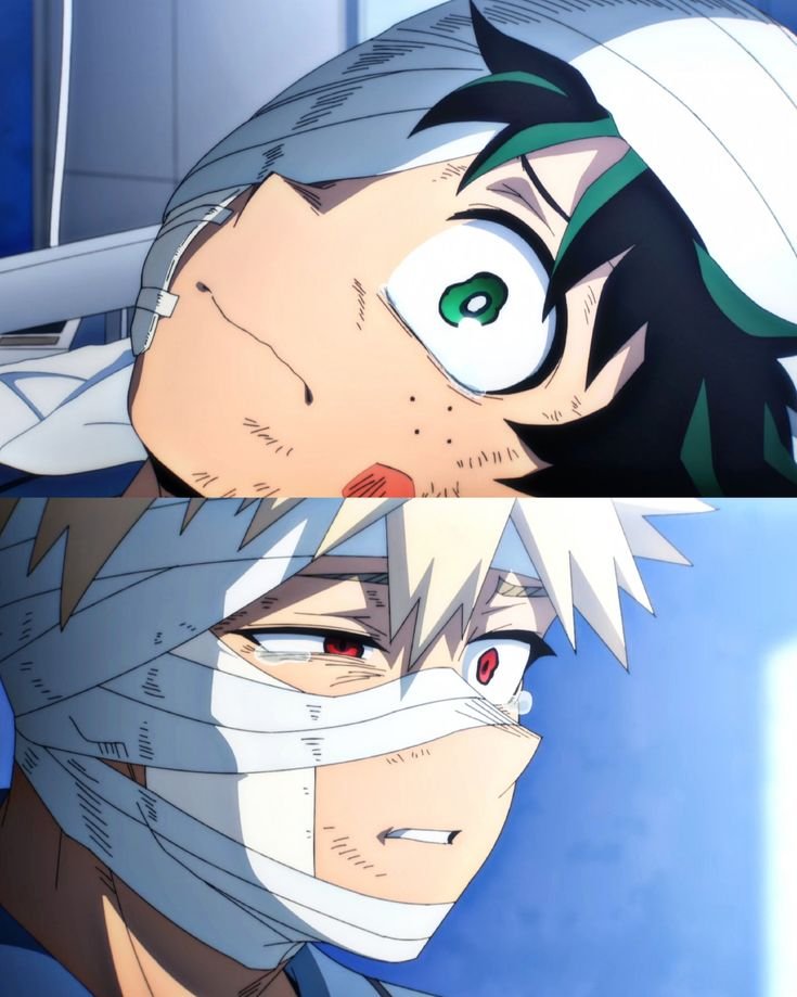 izwushi's tweet photo. se tem dia que até eu fico mal pelo izuku ter perdido os poderes, imagine o próprio midoriya e o bakugou https://t.co/h21PnOhDfq