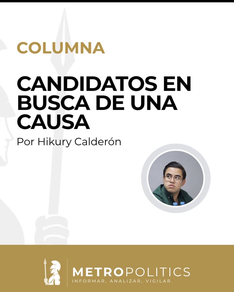 HikuryCalderon's tweet photo. ¿Qué quieren resolver quienes aspiran a gobernar Jalisco y cómo piensan hacerlo?

Les comparto mi columna “Candidatos en busca de una causa”, en Metropolitics.
3/4 👇🏽 https://t.co/mRLjvLhC5A