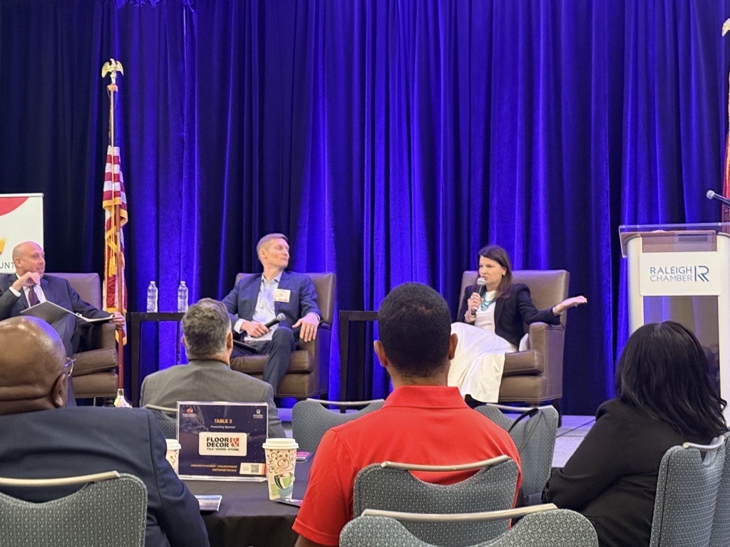 FoundryCRE's tweet photo. Raleigh has a lot going for it, and our Maxis Advisors team knows what businesses are looking for.

Jessica D'Annunzio, EVP, recently spoke at Metro Metrics about how companies considering expansion or relocation view the Raleigh region and what will help it stay competitive. https://t.co/ZJ5wNKK6Iq