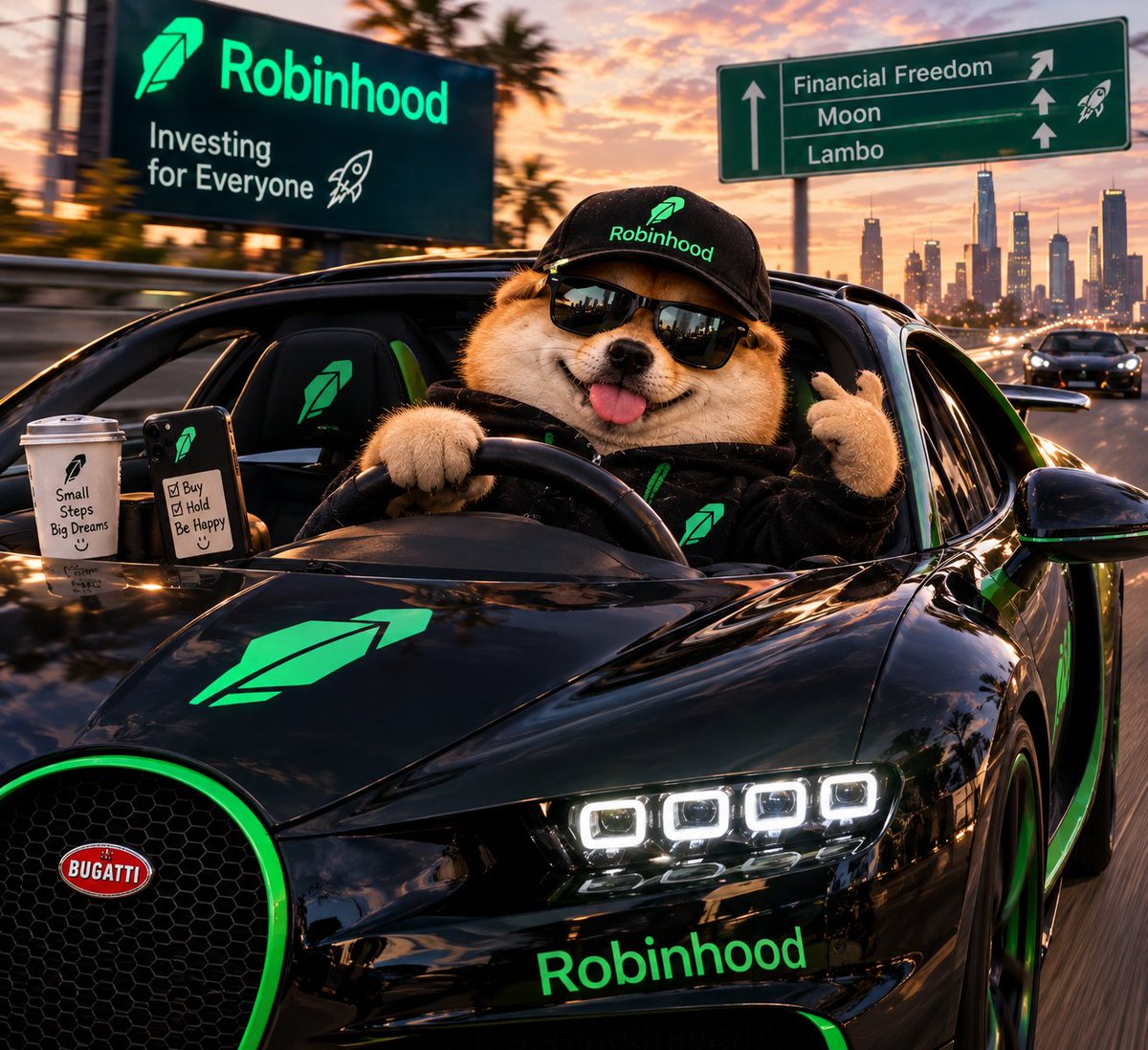 RHintelligno's tweet photo. It's not matter who win first , it's about who ride  BUGATTI first 🐶 https://t.co/GY4FlZABq5