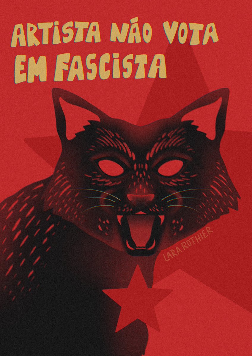 rothiertattoo's tweet photo. ARTISTA NÃO VOTA EM FASCISTA https://t.co/ZwaaSIQZ5K