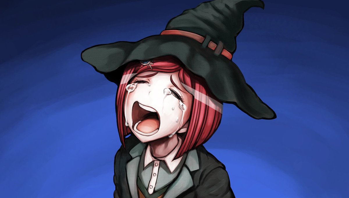 alyafemcelblaze's tweet photo. danganronpa fans when they realize that they'll actually have to solve the trials in 2x2 instead of looking up the answers online https://t.co/TMSYbvHfaz