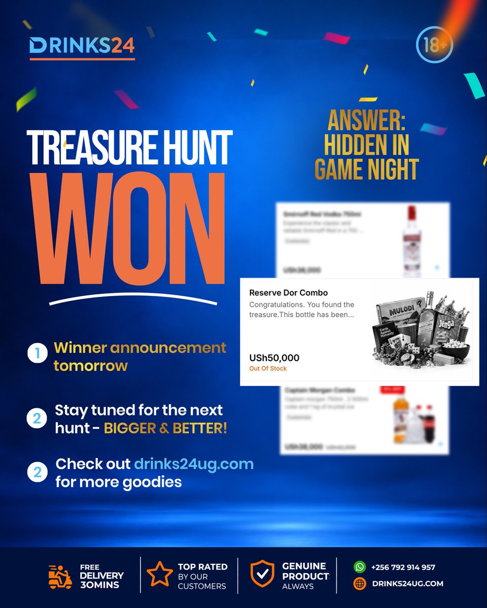Drinks24u's tweet photo. Call the search off - we found it! 👀🏆
Hiding in plain sight all along - we announce our lucky hunter tomorrow 🥃
THANK YOU FOR PLAYING! 
And trust us - the next hunt is BIGGER &amp; BETTER 🎉 https://t.co/AIchvY0Oy1