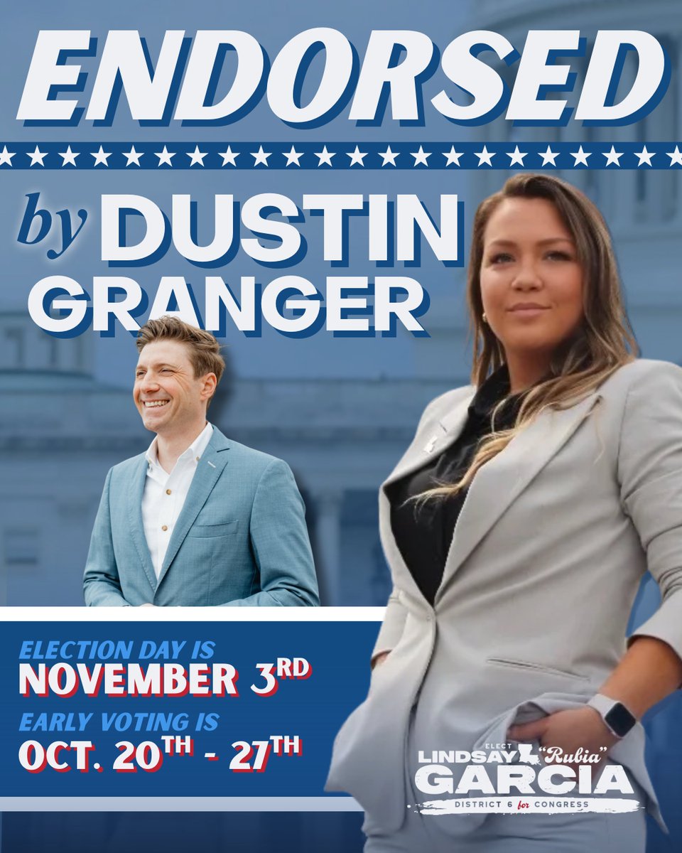 rubiaforla's tweet photo. Proud to have @grangerforla standing with us! Thank you, Dustin, for believing in this campaign and the people of Louisiana.

We’re building a movement to put working families first. Let's flip some tables! 💪 #LA6 https://t.co/PPQF0tXw3v