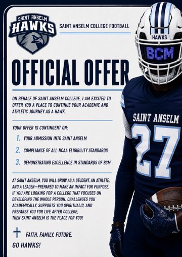 SpencerPalmss's tweet photo. After a great conversation with @CoachJoeAdam, I am incredibly blessed to receive my 3rd offer to continue my football career at @STAHawksFB All glory to God!

@StayHowlin @shanee_mc @SuncoastPreps @PascoCountyFB @Andy_Villamarzo @HKA_Tanalski @Jeffbarnes29 https://t.co/ZD4Z0ZrYsu