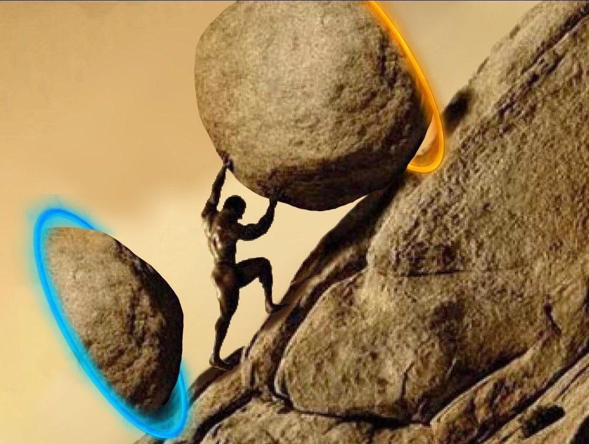 Sal_Predebut's tweet photo. One must imagine Sisyphus getting the cake https://t.co/kXhbwfoDPw