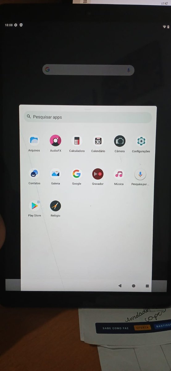 CogitaTuti's tweet photo. Tablet Galaxy Tab A antigo (2019) com nova ROM, a LineageOS, no lugar do Android de fábrica da Samsung (enorme e cheio de penduricalhos :-). Demorou um pouco pelo vai e vem de trava/destrava e pela maluquice dos comandos que misturam sequências de botões e magia negra :-) https://t.co/wzOKg71fkP