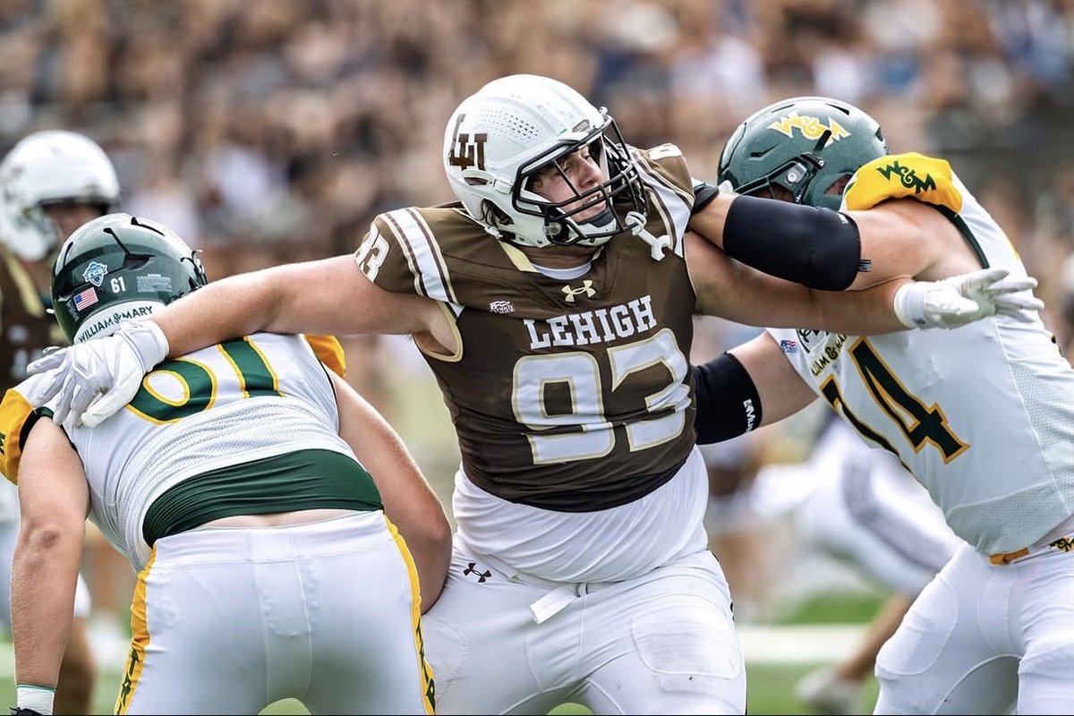 TycePortera66's tweet photo. Thank you to @Coach_Tee02 and the entire Lehigh University coaching staff for the game day invite. I’m looking forward to experiencing @lehigh_football, taking in the atmosphere, and getting a closer look at what makes #TheNest special.
@RBC_Prospects @CoachLangeRBC 
@CoachRichNagy @Coach_MikeKash @CoachJoeRafter @CoachReph  @LSLELITE
