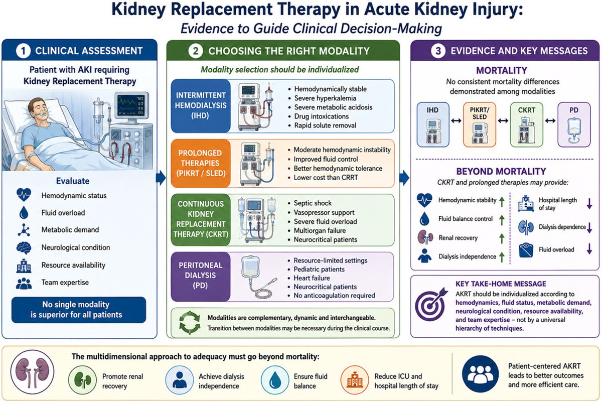 CritCareReviews's tweet photo. Kidney replacement therapy in acute kidney injury: Evidence to guide clinical decision-making

CCR Journal Watch
https://t.co/Sp06oA7gte https://t.co/VuyNh4Vy0e