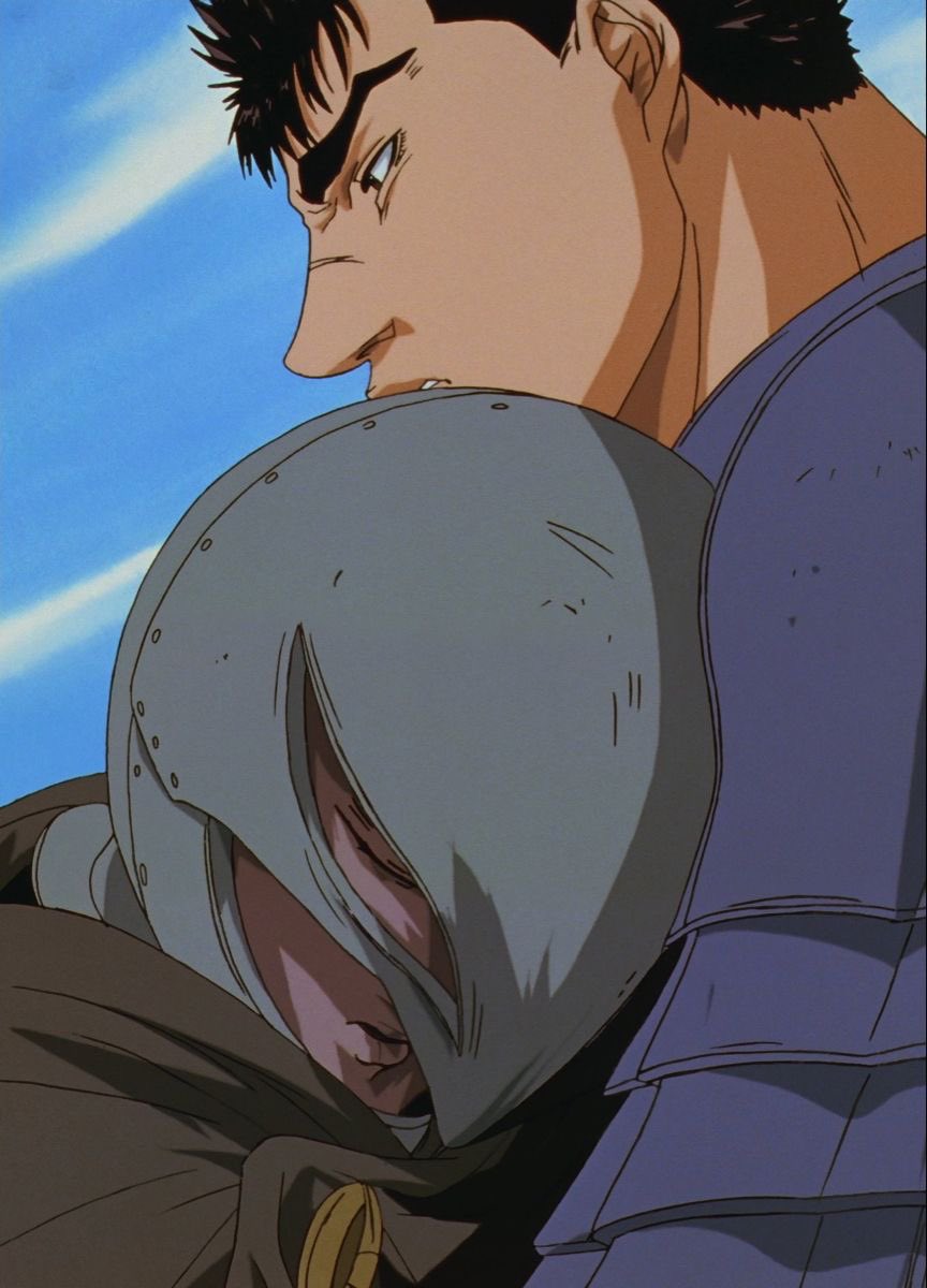 gutspupper's tweet photo. Breathing down Griffith's neck in this state constantly 😭 he loved him with his whole being https://t.co/inTkZfCJL4