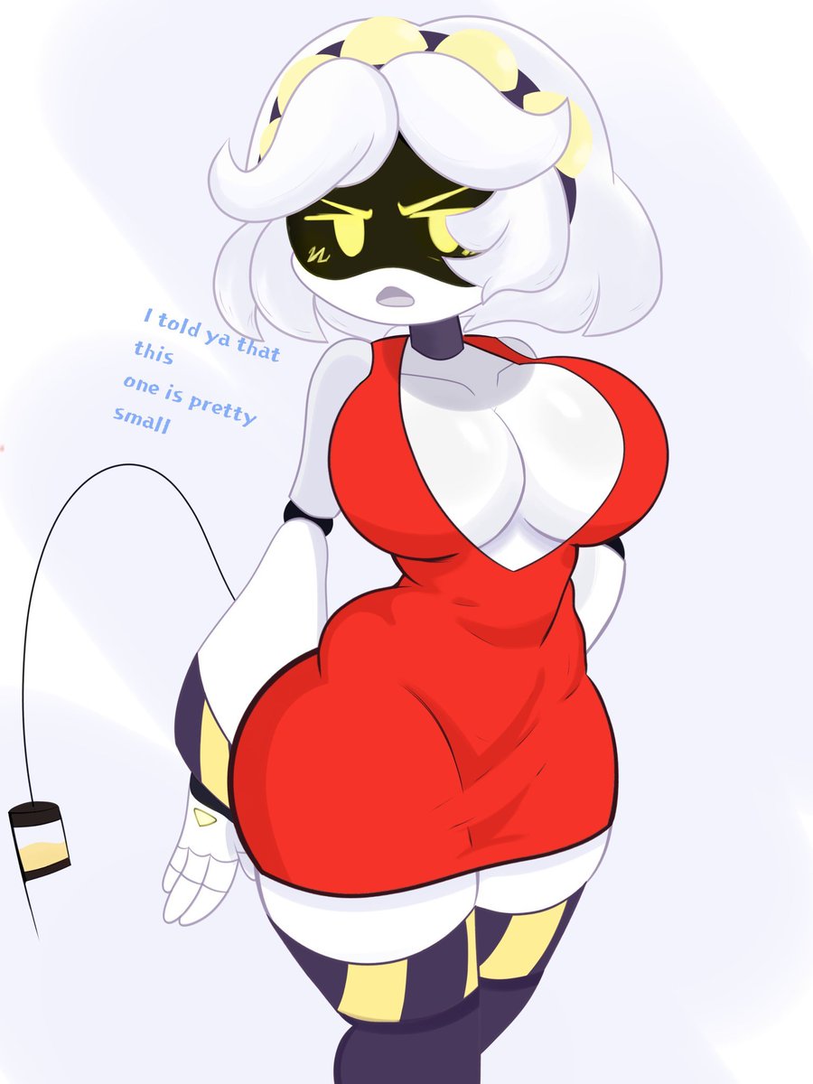 LuxxySFW's tweet photo. Devil in a red Dress

#murderdrones #Murderdronesfanart https://t.co/mLF87rQZxz