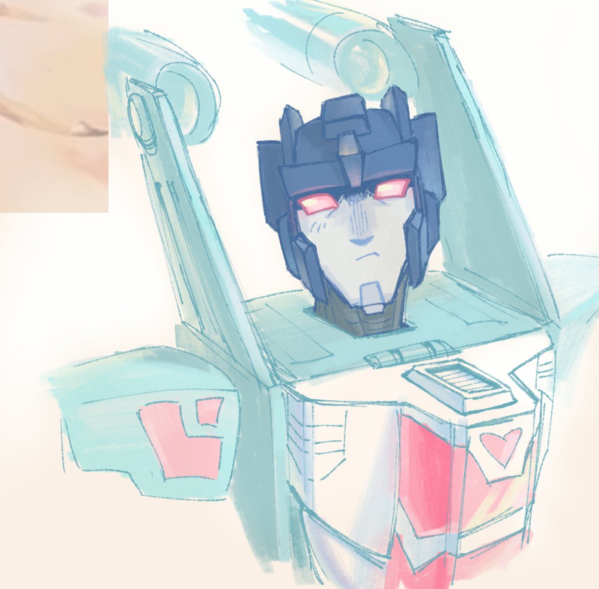 LeefyBerryBread's tweet photo. Ok uhm uhm more recent doodles,, I know he has optics under there I just wanted to explore a bit
#rotorstorm #transformers #fanart https://t.co/mlO0cLQczg