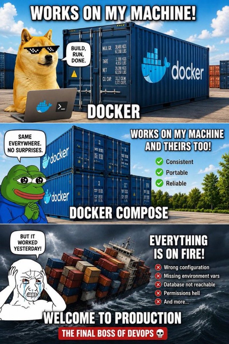 MKoutridis's tweet photo. I saw this image on the web today.

AI makes building an app more accessible. It doesn’t make prod problems disappear.

config hell, permissions, database failures; someone still needs to understand and own the system.

A working demo is not the same as a reliable prod app. https://t.co/7fzqMncbRl