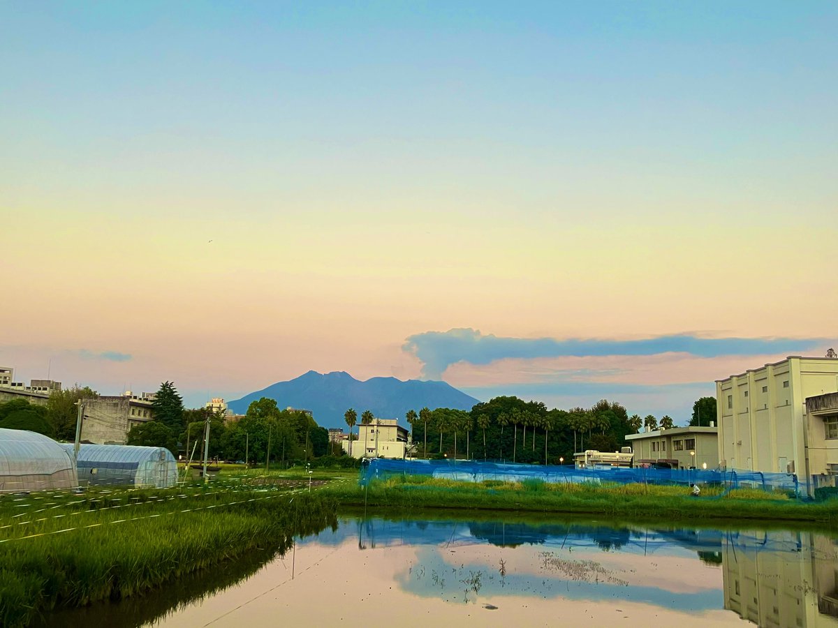 fawnisland's tweet photo. 🌆秋の夕暮れ

おだやかに煙たなびく桜島🌋
#桜島

今日から10月
爽やかな風とともに
南国鹿児島にも秋がやってくる🍂
#鹿児島の秋

✨火山灰の掃除
#ハイラクリン

#降灰 #噴火 #爆発
#火山灰用掃除機
#鹿児島中央駅ライフ https://t.co/RwSjH2B4GB