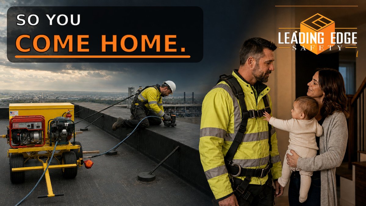 BrentESmith77's tweet photo. As CEO of Leading Edge Safety, I’m proud of what we build—and why. From TriRex to guardrails, our purpose is personal: helping workers get home to the people they love.

Watch, like on YouTube &amp; repost:
https://t.co/Ic0jJImjmb

#SoYouComeHome https://t.co/qG4mxhpIPL