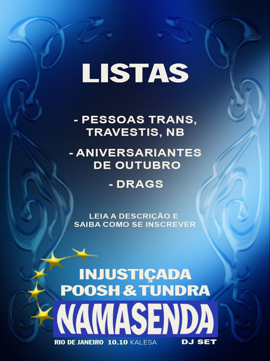 festinjusticada's tweet photo. LISTAS ABERTAS
INJUSTIÇADA + POOSH + TUNDRA
10 de Outubro
Rio de Janeiro 

Inscrições pelos formulários: https://t.co/0SllSusYM9 https://t.co/UKty2ow5bh