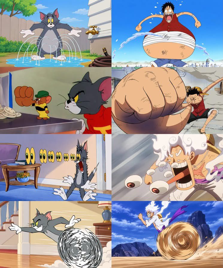 belikegift6's tweet photo. One piece is literally turning into Looney Tunes https://t.co/zi41XZonBo