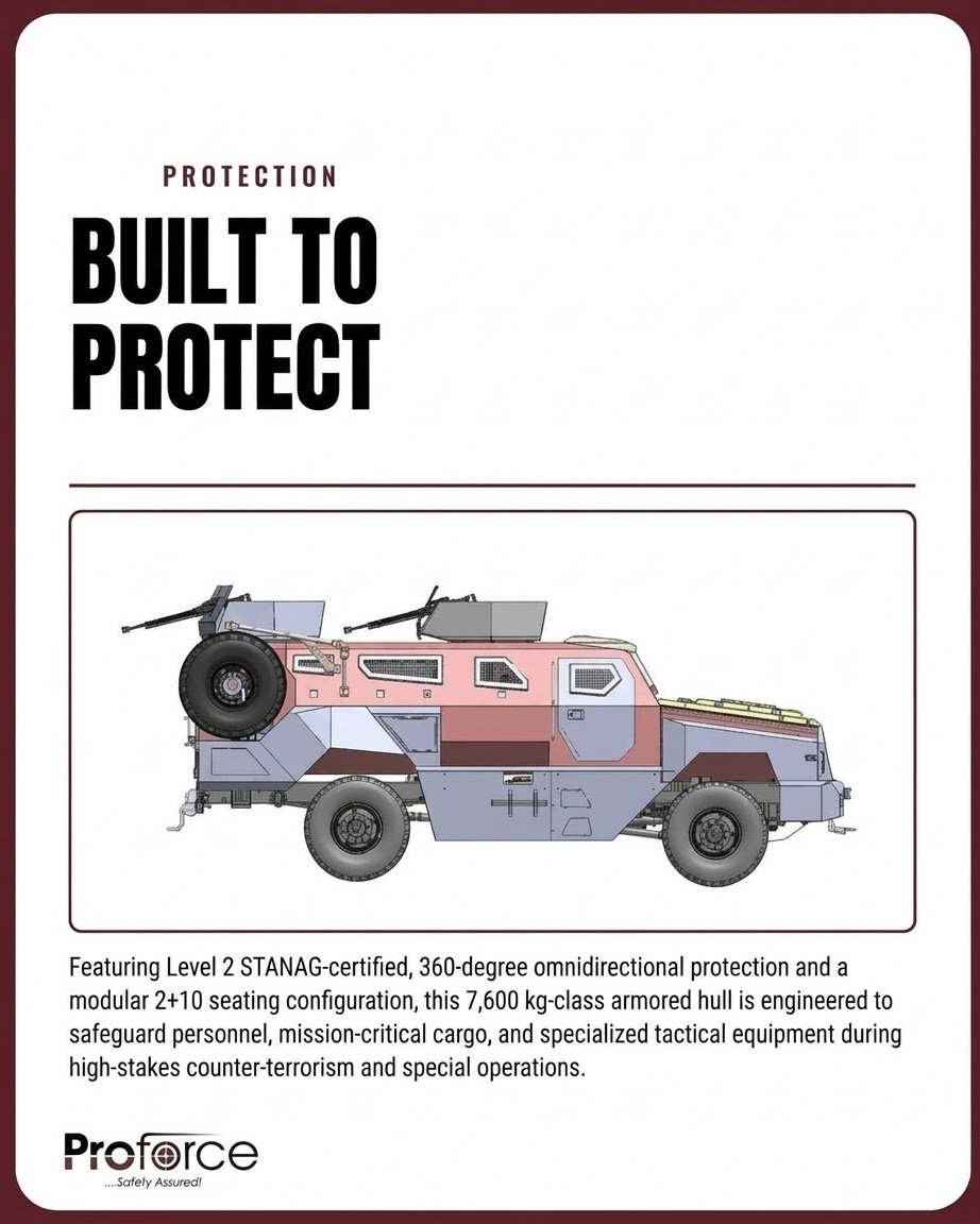 Proforcedefence's tweet photo. We saw a challenge and built from paper to prototype,... To conquer in unforgiving steel while giving our troops the cover to deliver. ... Vision executed...safety Assured
#PFTerminator #SketchToSteel #BuiltToLast #EngineeringMarvel https://t.co/iENunTbc80
