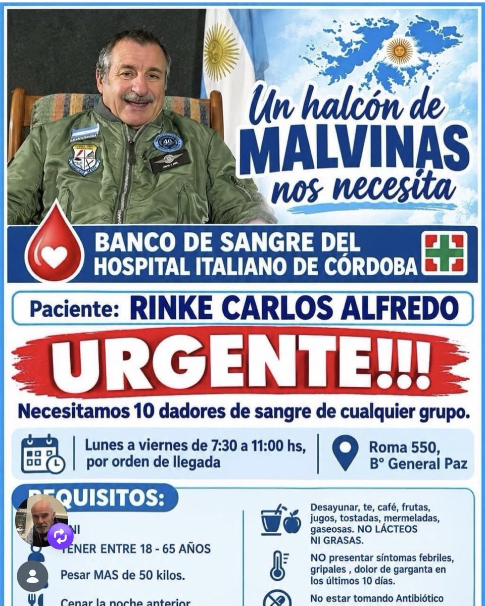 AleCiroAlvarez's tweet photo. A no fallar, sangre para nuestro veterano! https://t.co/r0qs92gkel