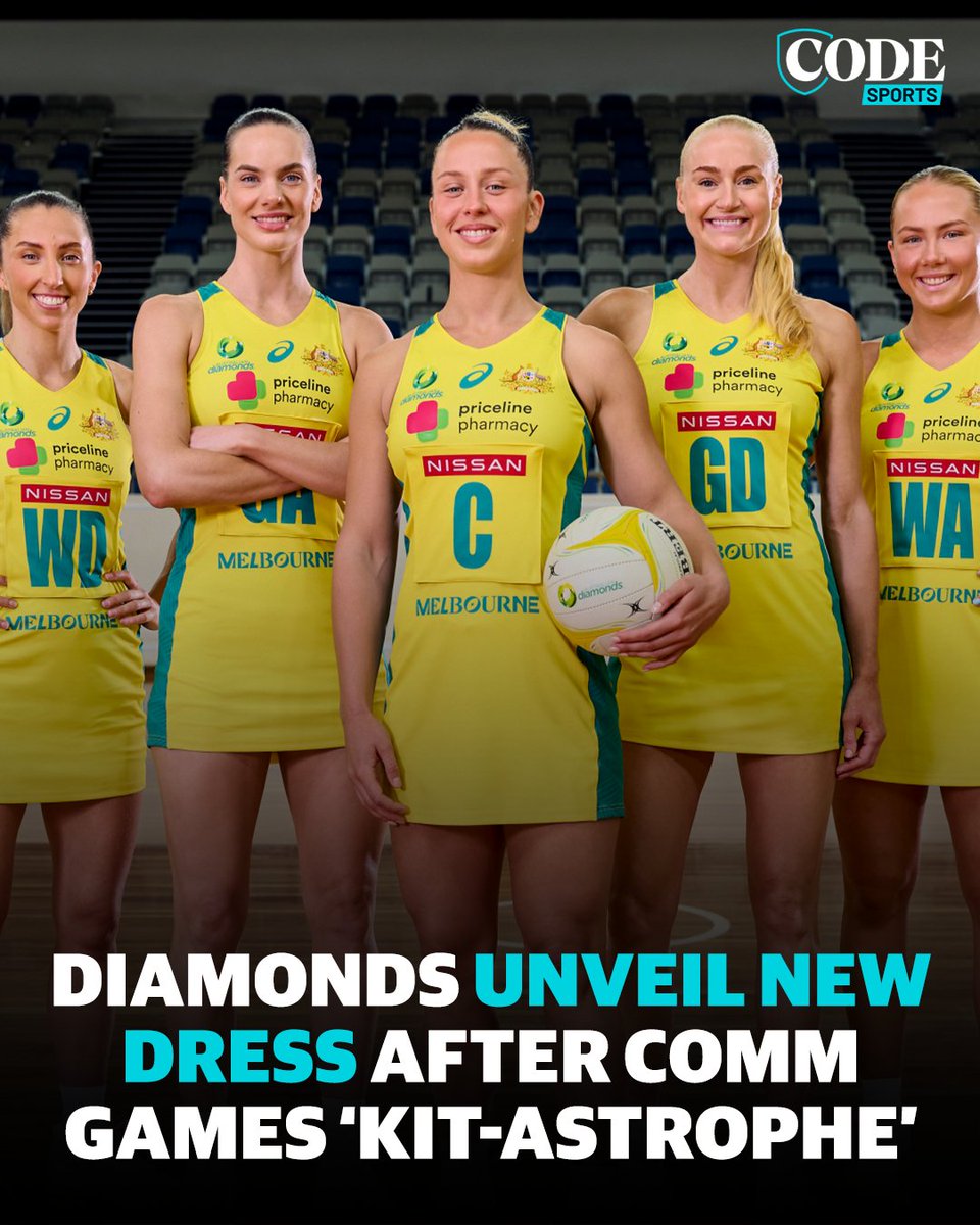 CodeNetball's tweet photo. After their playing dress became the biggest talking point of the Commonwealth Games, the Diamonds have unveiled a new-look, with players having their say in the design.

DETAILS ▶️ https://t.co/b9x0jng416 https://t.co/yqKgIUVCqn