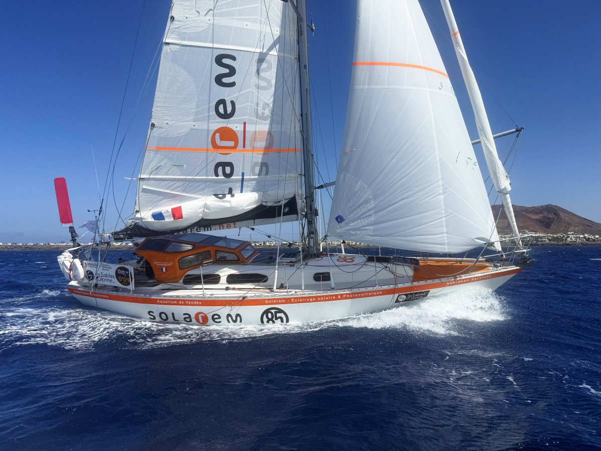 GoldenGlobeHQ's tweet photo. Latest from @DamienGuillou_  : 
🇬🇧 I am in the southern hemisphere since today.
🇫🇷  me voila dans l hemisphere sud depuis aujourd hui

#GGR2026 #DreamChaser #adventure #equatorcrossing #congres https://t.co/ciq7A7wert