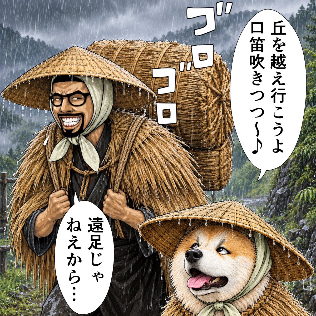 sho_bei0124's tweet photo. 江戸時代、農民の税金は「年貢」と言ってお米で支払われていました。その取り立ては非常に厳しく、農民にとって生活を圧迫する大きな負担でした…😳💧覚悟を決める時に「年貢の納め時」なんて言うのはこのためです…

#田舎暮らし　#秋田犬のいる暮らし　#年貢 https://t.co/ZzN4vCKVX5