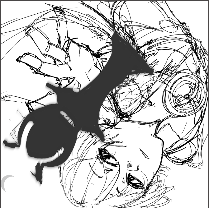 Gyo__31's tweet photo. Old design wanderer WIP, it it better upside down ? deosn't it feel like your head is spinning when looking at this ?? #Genshinlmpact #wanderer #scaramouche #散兵 https://t.co/5TTw79sjMB