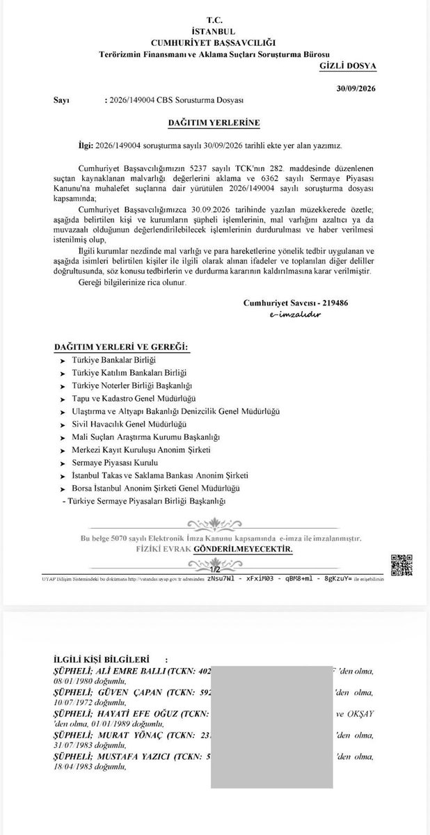 ahmetsahmets's tweet photo. Mustafa Yazıcı ile birlikte 5 kişinin tedbir kararı kaldırıldı. https://t.co/KMtDkTnhuV