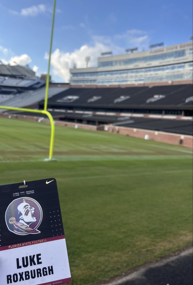 LukeRoxbur69413's tweet photo. I had an amazing time visiting Florida State University. The coaches and facilities were incredible and i am very grateful for the opportunity. Thank you to  @CharalambousB and @UnitedKicking for making it possible. https://t.co/qbQ1BNWhYm