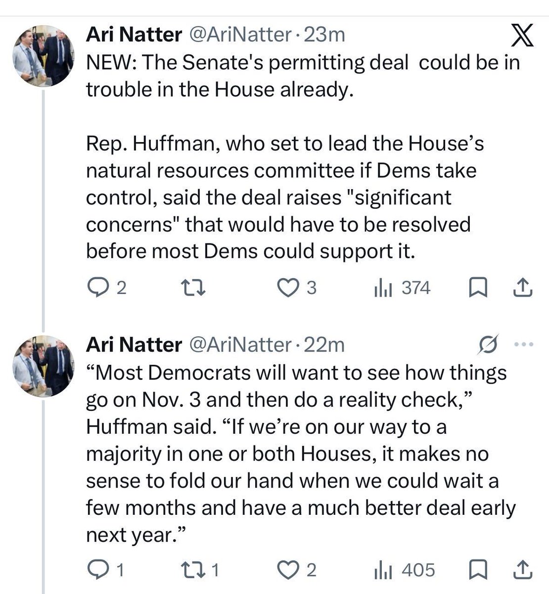 mattyglesias's tweet photo. This is silly, any deal that passes in 2027 would still need to be bipartisan to be enacted. 

The deal in hand is good, will make it easier for a Dem administration in 2029 to hit the ground running, and if the new congress has new energy ideas they can always  do another bill. https://t.co/4Q0sRqLbin