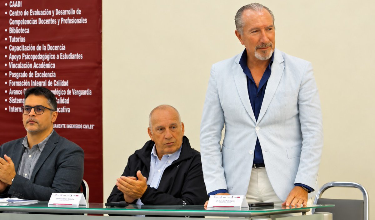 asefma_es's tweet photo. 🏁 #interCILA 2026 llega a su fin tras dos intensas jornadas de intercambio técnico y cooperación ibero-latinoamericana sobre el futuro de la pavimentación

Nuestro presidente @jjpotti participa en la clausura junto a máximos representantes de @AMAACmx, @FIC_UANL, CILA y @SICTmx https://t.co/R0I0k3H4qq