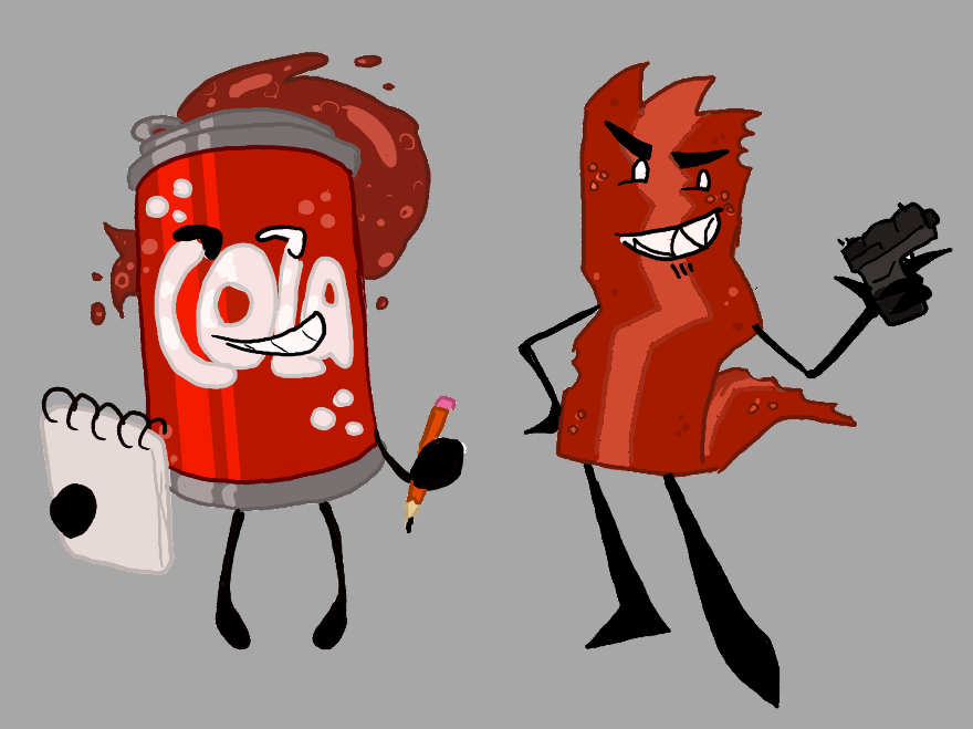 SillyCl0wnie's tweet photo. hey guys how do we feel about some BACON and COLA.. heh... BACONCOLA!!

oh yeah matt and tom are here too ig

#eddsworld #eddtord #baconcola #objects #objectshow https://t.co/wtaQde9APB