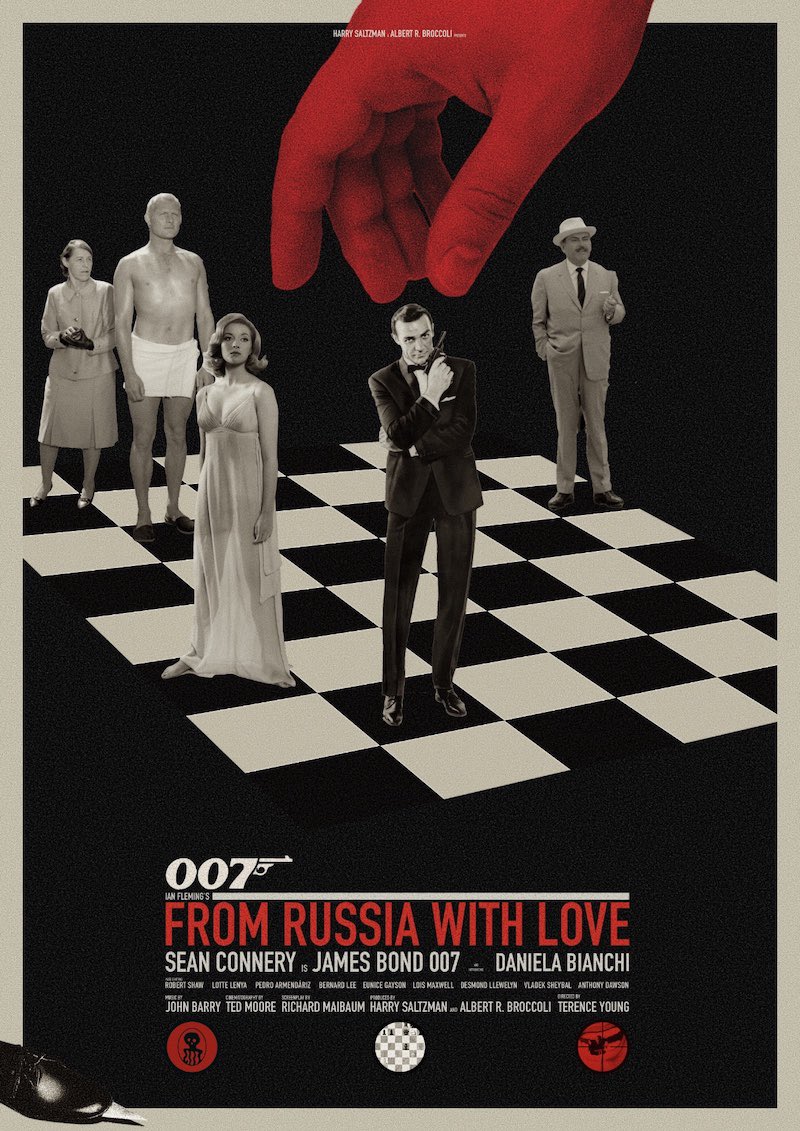 PosterEscape's tweet photo. Stunning posters for From Russia with Love by @bartnikp23 

#JamesBond https://t.co/xygAHLyYyF