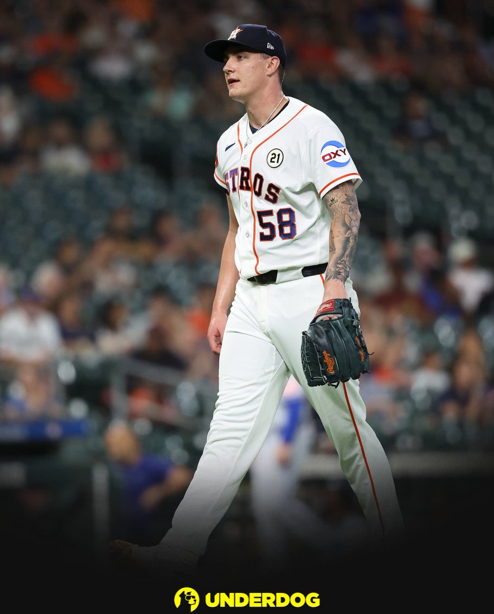 UnderdogMLB's tweet photo. Hunter Brown fails to get out of the 1st inning in Game 2 vs. the White Sox.

0.2 IP
3 ER
5 H
1 BB
36 Pitches https://t.co/BrX4YqB09z