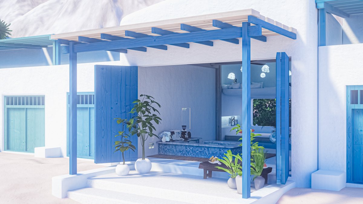 Neomance's tweet photo. White Sands Lead To A Place Of Rest
白い砂浜は安らぎの場所へと続く

World : Gardenia Blue
Author : iochiMochiMochi

#VRChat_world紹介 #Neo写真 https://t.co/9YcKVV2hMr