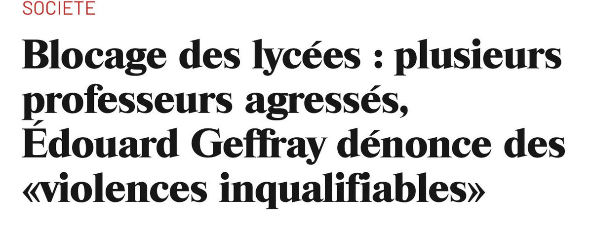 Pierpoljacke's tweet photo. @FraPiquemal Aucune condamnation pour ces agissements venant de votre camp ! Vous êtes vraiment un parti de merde ! Les Français doivent pouvoir faire grève sans tabasser leurs profs ! Vous êtes la honte en personne ! https://t.co/KVa4vUZg5F